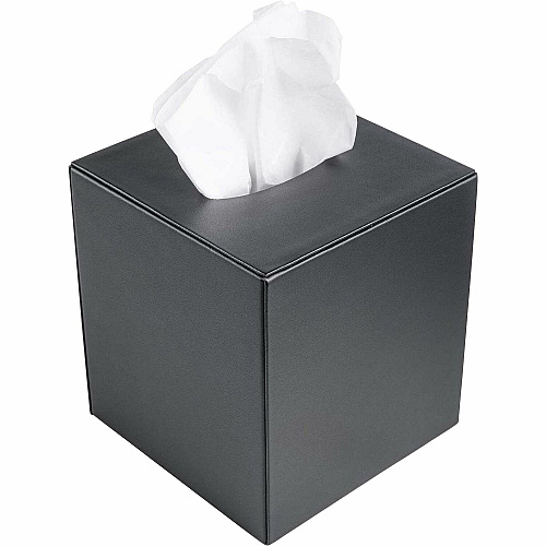 Dacasso Leatherette Tissue Box Cover Leatherette, Felt, Velveteen - 1 Each (A1337)