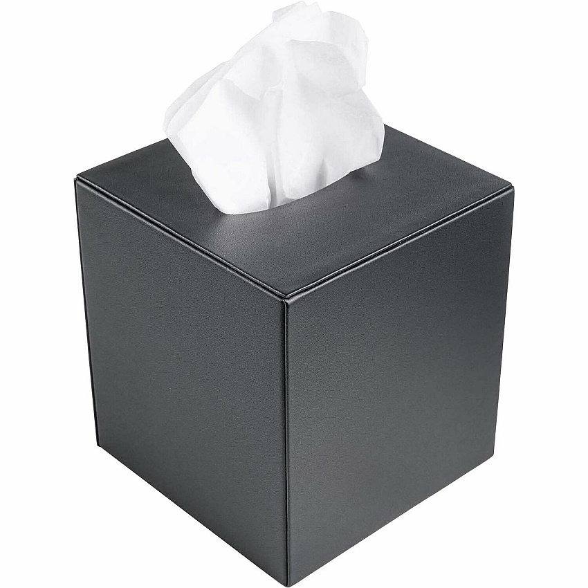 Dacasso Leatherette Tissue Box Cover Leatherette, Felt, Velveteen - 1 Each (A1337)