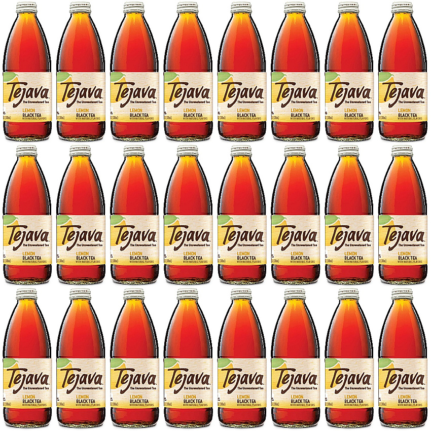 Tejava Lemon Black Tea Bottle GMO Free - 24 / Carton (40353)