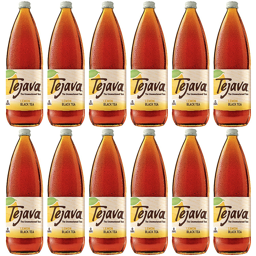Tejava Lemon Black Tea Bottle GMO Free - 12 / Carton (40352)