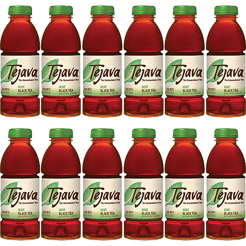 Tejava Mint Black Tea Bottle GMO Free - 102 / Pallet (40133PL)
