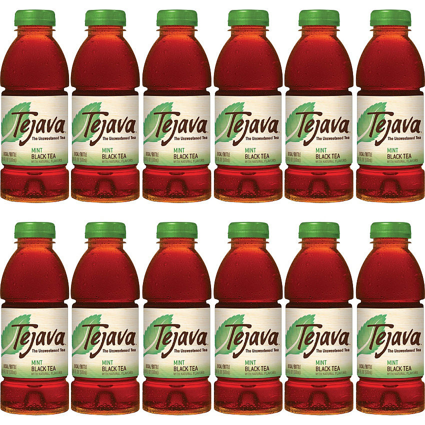 Tejava Mint Black Tea Bottle GMO Free - 102 / Pallet (40133PL)