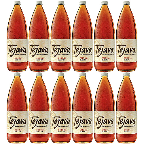 Tejava Original Black Tea Bottle GMO Free - 12 / Carton (40050)