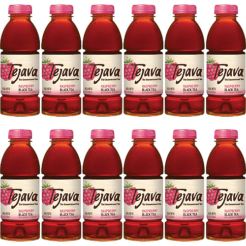 Tejava Raspberry Black Tea Bottle GMO Free - 102 / Pallet (40160PL)