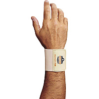 Ergodyne ProFlex 400 Universal Wrist Wrap Brown - Elastic, Woven - 6 / Carton (72103)