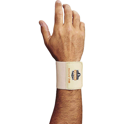 Ergodyne ProFlex 400 Universal Wrist Wrap Brown - Elastic, Woven - 6 / Carton (72103)