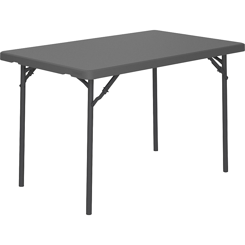 Dorel Zown Classic 48" Blow Mold Training Table 600 lb Capacity - 48" Table Top Width x 30" Table Top Depth - 29.25" Height - Gray - High-density Polyethylene (HDPE), Resin - 1 Each (60522SGY1E)