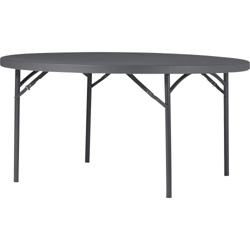 Dorel Zown Commercial Round Blow Mold Fold Table (60535SGY1E)
