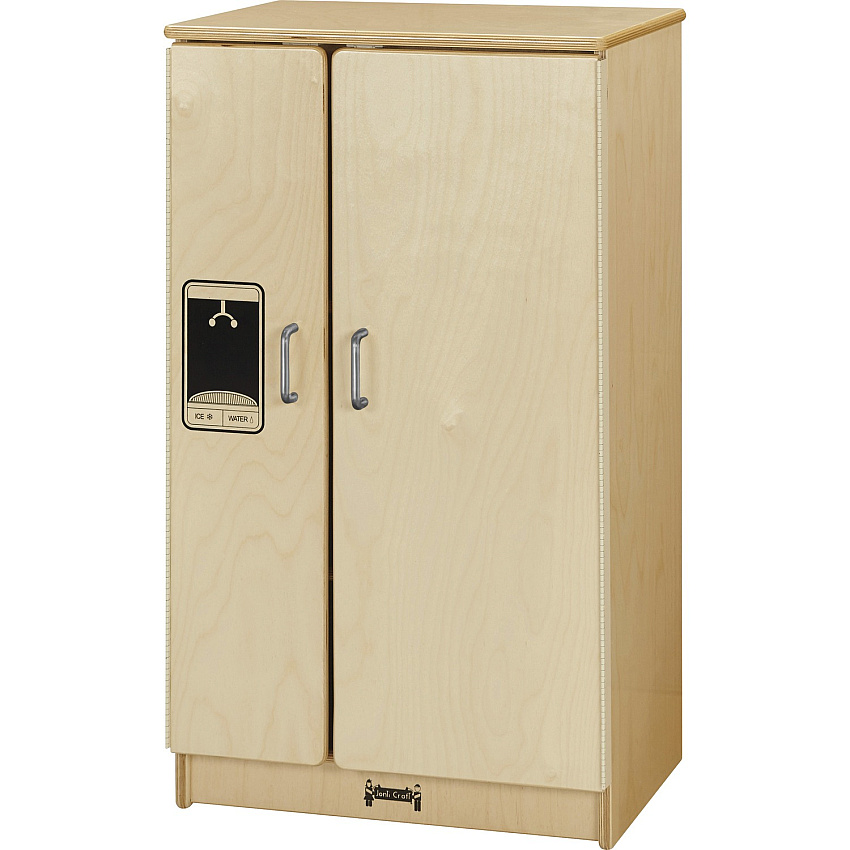 Jonti-Craft Culinary Creations Play Kitchen Refrigerator 1 Each - Woodgrain (2410JC)