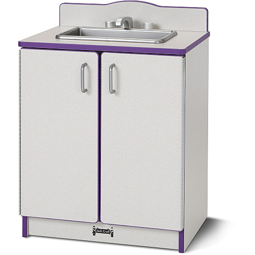 Rainbow Accents Culinary Creations Kitchen Sink - Purple 1 Each - Purple, Gray, Chrome - Wood (2408JCWW004)