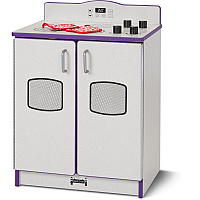 Rainbow Accents Culinary Creations Kitchen Stove - Purple 1 Each - Purple, Gray, Chrome - Wood (2409JCWW004)