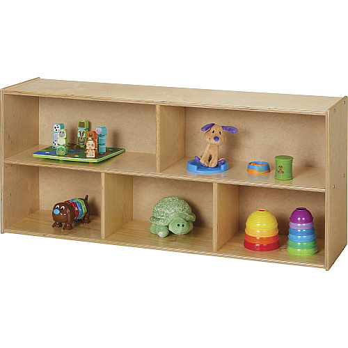 young Time 2-shelf Storage Unit 2 Shelf(ves) - 21.50" Height x 48" Width x 12" Depth - Rounded Edge, Durable, Laminated, Easy to Clean, Rounded Corner - Baltic - Thermally Fused Laminate - 1 Each (7045YT)