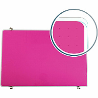 Floortex Viztex&reg; Glacier Violet Multi-Purpose Grid Glass Dry-Erase Board 30