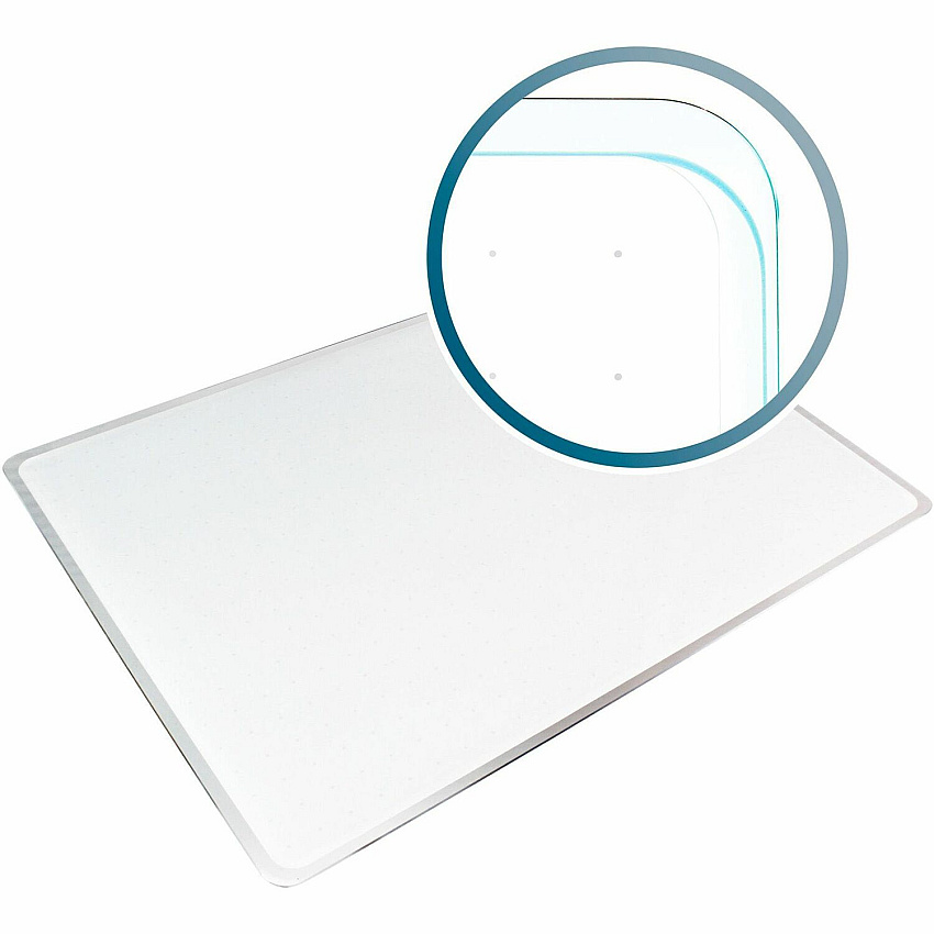 Floortex Viztex&reg; Glacier White Multi-Purpose Grid Glass Dry-Erase Board 30" x 40" 30" (2.5 ft) Width x 40" (3.3 ft) Height - White Tempered Glass Surface - Rectangle - Magnetic - Magnetic, Smooth Writing, Ghost Resistant, Stain Resistant (FCVGM3040WG)