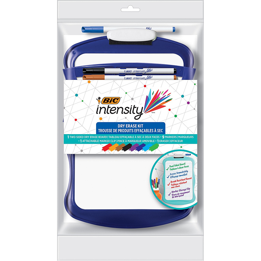 BIC Intensity Dry Erase Kit Assorted - 12 / Pack (DEKITP12AST)