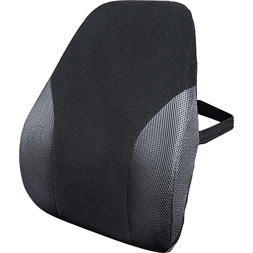 Kantek Memory Foam Backrest Black - High Density Memory Foam - 1 Each (LS360)