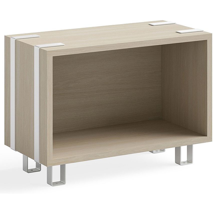 Safco Ready Beige Home Office Stackable Storage 17.3" Height x 24" Width x 12" Depth Cabinet - Finish: Beige - Versatile, Stackable (5509WHNA)