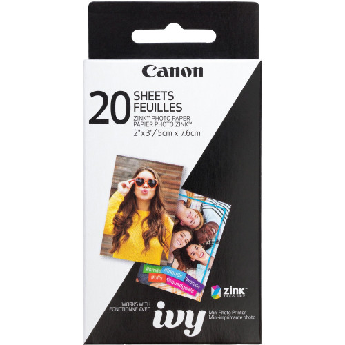 Canon Zero Ink (ZINK) Photo Paper - White (ZINCPAPER20)