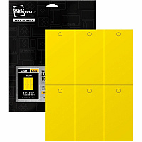 Avery UltraDuty Plastic Tags, 5.5" x 2.83" , Yellow 2.92" Length x 5.50" Width - Plastic, Polyester - Yellow - 60 / Pack (62402)