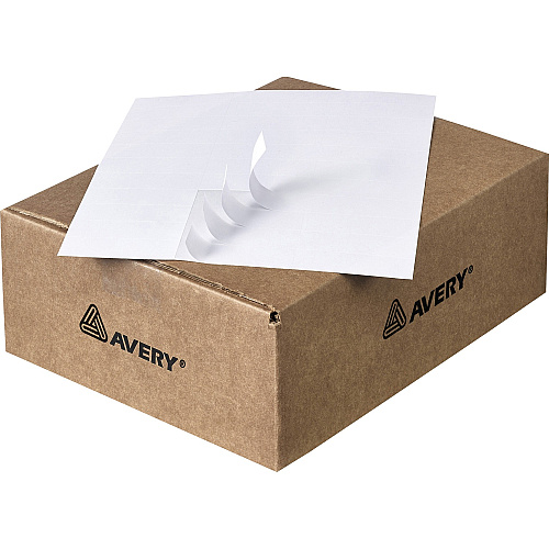 Avery&reg; Address Label 3 2/5" Height x 9" Width x 11 1/5" Length - Permanent Adhesive - Rectangle - Matte White - Paper - 33 / Sheet - 500 Total Sheets - 16500 Total Label(s) - 16500 / Carton (05334)