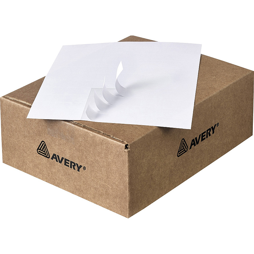 Avery&reg; Address Label 3 2/5" Height x 9" Width x 11 1/5" Length - Permanent Adhesive - Rectangle - Matte White - Paper - 33 / Sheet - 500 Total Sheets - 16500 Total Label(s) - 16500 / Carton (05334)