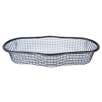 RDI Oval Wire Basket Organizer Lightweight, Durable, Bend Resistant - Black - Wire - 12 / Carton (BSKWROVL)