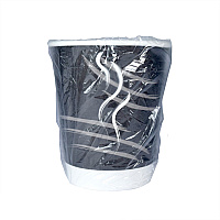 RDI 9 oz Double Wall Wrapped Hot Paper Cups 9 fl oz - Black - Paper - Hot Drink, Beverage, Coffee, Hot Chocolate, Tea - 900 / Carton (CPDBW9BLK)