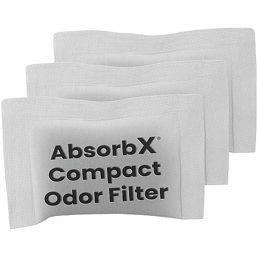 HLS Commercial Air Filter Activated Carbon Filter For - Remove Odor, Remove Volatile Organic Compound, Remove Chemicals - 0.1" Height x 2" Width x 3" Depth - 3 / Each (HLS08CF3)