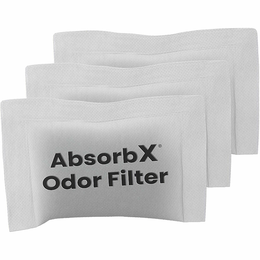 HLS Commercial Air Filter Activated Carbon Filter For - Remove Odor, Remove Volatile Organic Compound, Remove Chemicals - 0.3" Height x 3" Width x 4.5" Depth - 3 / Each (HLS12CF3)