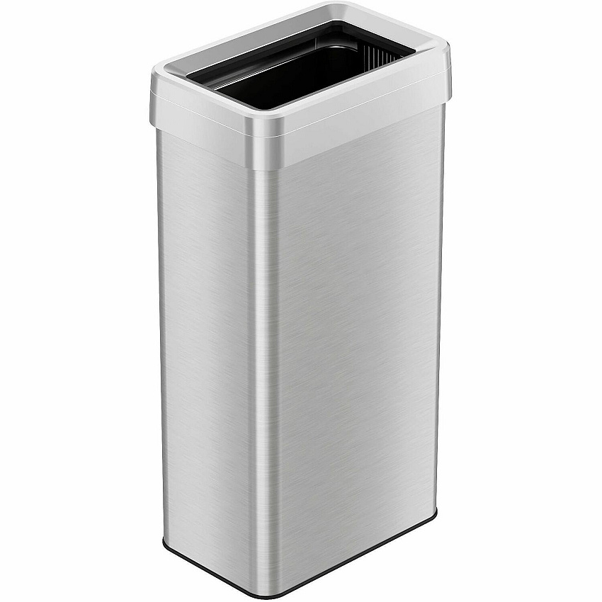HLS Commercial Stainless Steel Bin Receptacle Deodorizer - 21 gal Capacity - Rectangular - Fingerprint Proof - 33" Height x 10.3" Width x 16" Depth - Stainless Steel - Silver - 1 Each (HLS21UOT)