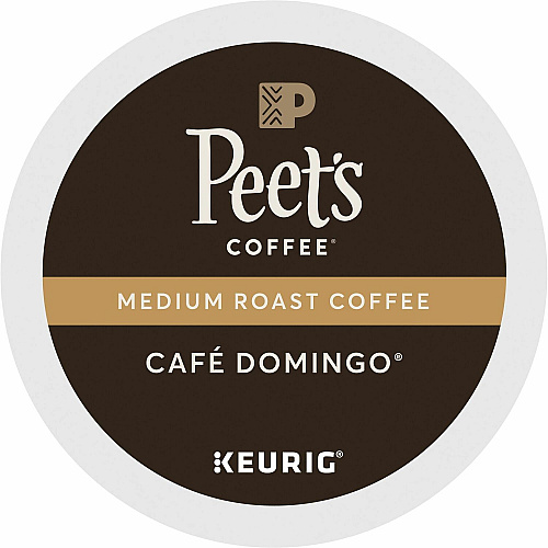 Peet's Coffee&reg; K-Cup Cafe Domingo Coffee Compatible with Keurig Brewer - Medium - K-Cup - Cafe Domingo - 22 / Box (2404)