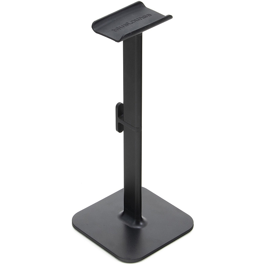 Bluelounge Posto 2.0 Headphone Stand 10" Height x 4.01" Width - Desktop, Desk - Aircraft Aluminum, Plastic - Black (BLUPO2BL)