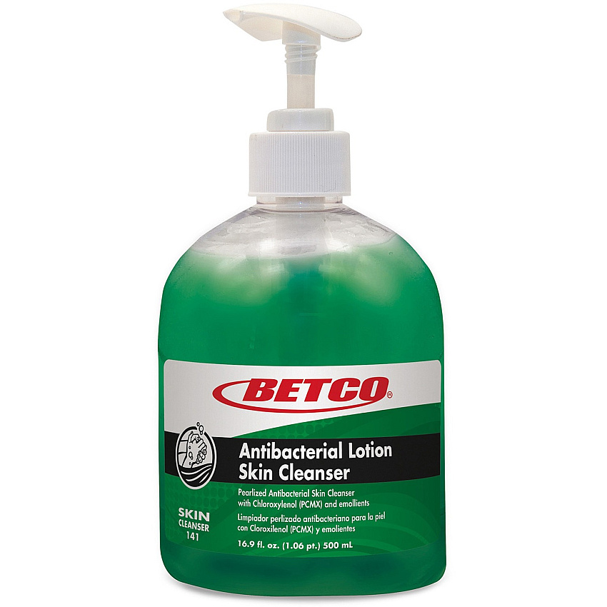 Betco Antibacterial Lotion Skin Cleanser Lotion - 16.91 fl oz - Tropical Hibiscus - Pump Bottle - Applicable on Hand - Skin - Anti-bacterial, Moisturising, Residue-free, Dirt Resistant - 1 Each (141E900)