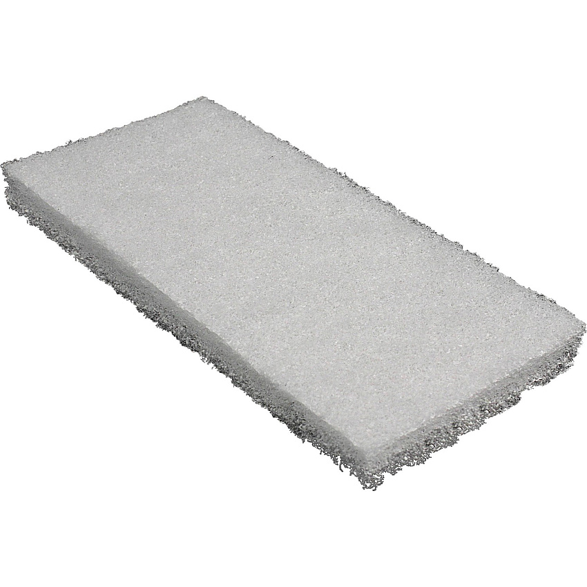 Genuine Joe Utility Pad Rectangle - 1.30" Height x 4.50" Width10.20" Length - Multipurpose, Multi Surface - White - 1 Each (GJO18317)