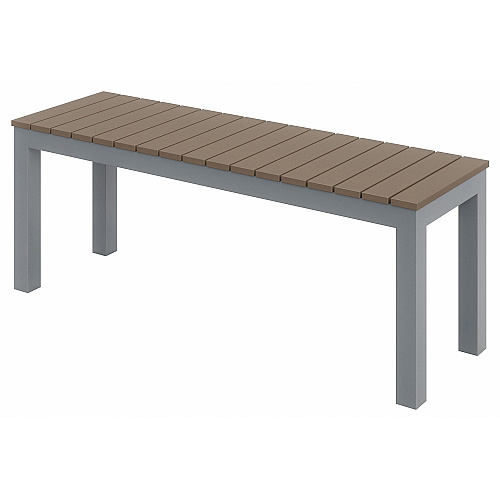 KFI Mocha Indoor/Outdoor Furniture Synthetic Polymer Seat Material - Aluminum Frame Material - Mocha - 1 Each (BN5601SLMA)