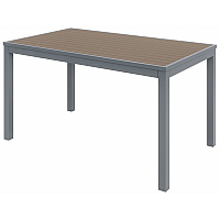 KFI Mocha Indoor/Outdoor Furniture Rectangle - 29" Height x 32" Width x 55" Depth - Mocha Table Top - 1 Each (T3255SLMA)