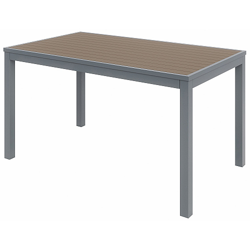 KFI Mocha Indoor/Outdoor Furniture Rectangle - 29" Height x 32" Width x 55" Depth - Mocha Table Top - 1 Each (T3255SLMA)