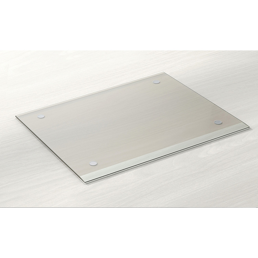 Lorell Desk Pad Rectangular - 24" Width - Rubber - Clear (LLR39658)