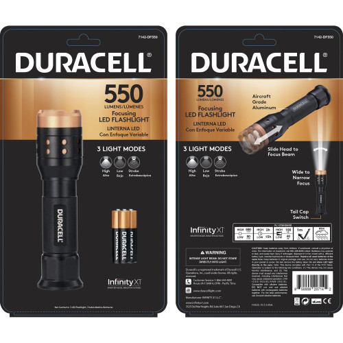 Duracell Aluminum Focusing LED Flashlight (7142DF550)