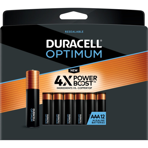 Duracell Optimum AAA Alkaline Batteries (OPT2400B12)