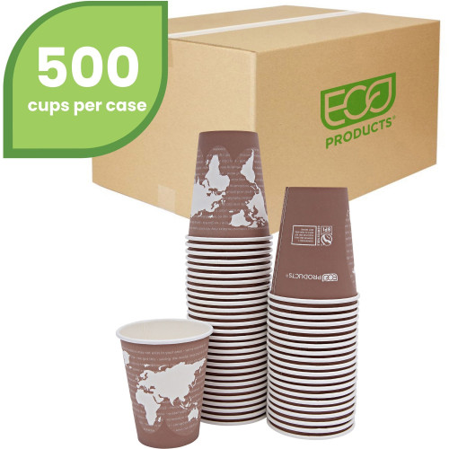 Eco-Products World Art Hot Drink Cups (EPBHC8WAPCT)