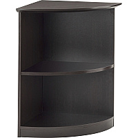 Safco Medina Mocha Laminate Office Unit 1" Thickness Shelf, 29.5" Height x 20" Width x 20" Depth Bookshelf - 2 Shelve(s) - Beveled Edge - Material: Medium Density Fiberboard (MDF) - Finish: Mocha Laminate - Durable, Ergonomic - For Office, Home (MVBQ2LDC)