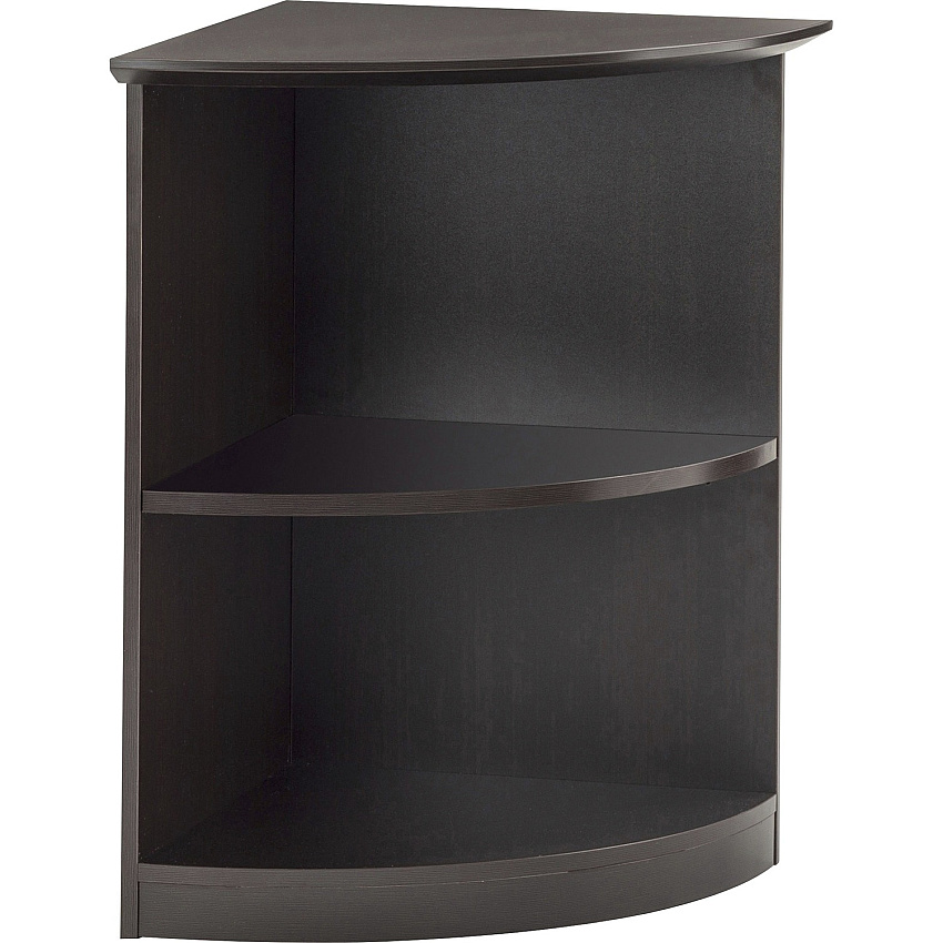 Safco Medina Mocha Laminate Office Unit 1" Thickness Shelf, 29.5" Height x 20" Width x 20" Depth Bookshelf - 2 Shelve(s) - Beveled Edge - Material: Medium Density Fiberboard (MDF) - Finish: Mocha Laminate - Durable, Ergonomic - For Office, Home (MVBQ2LDC)