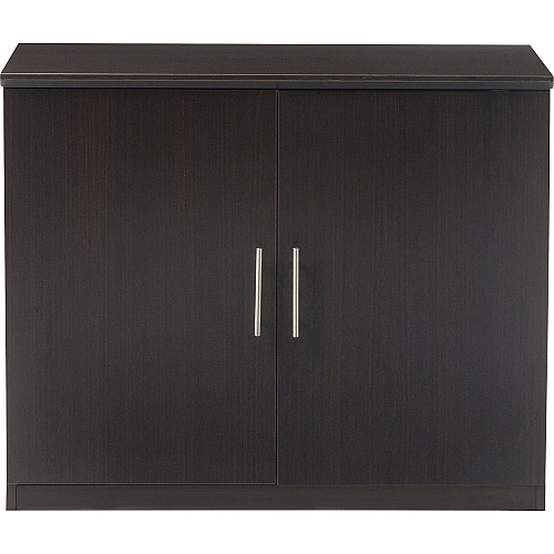 Safco Medina Mocha Laminate Office Unit 1" Thickness Work Surface, 29.5" Height x 36" Width x 20" Depth Return, 0" Thickness Table Top, 26.3" Height x 17.8" Width1" Thickness Door - 2 Door(s) - 1 Adjustable Shelf(ves) - Beveled Edge - Material: M (MSCLDC)