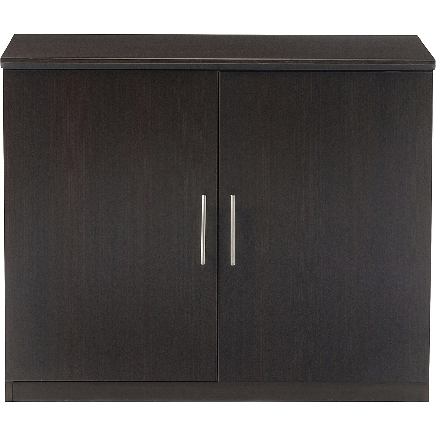 Safco Medina Mocha Laminate Office Unit 1" Thickness Work Surface, 29.5" Height x 36" Width x 20" Depth Return, 0" Thickness Table Top, 26.3" Height x 17.8" Width1" Thickness Door - 2 Door(s) - 1 Adjustable Shelf(ves) - Beveled Edge - Material: M (MSCLDC)