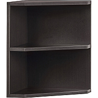 Safco Medina Mocha Laminate Office Unit 20" Height x 15" Width x 15" Depth - 2 Shelve(s) - Beveled Edge - Material: Medium Density Fiberboard (MDF), Laminate - Finish: Mocha - Durable - For Office, Home Office - 1 Each (MNPOLDC)