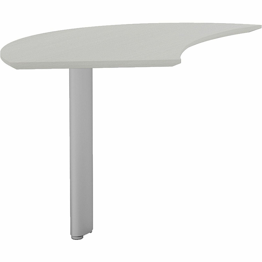 Safco Medina Textured Sea Salt Laminate Unit 29.5" Height x 47" Width x 28" Depth, 0" Thickness Table Top - Beveled Edge - Material: Medium Density Fiberboard (MDF), Laminate - Finish: Textured Sea Salt - 1 Each (MNEXTLTSS)