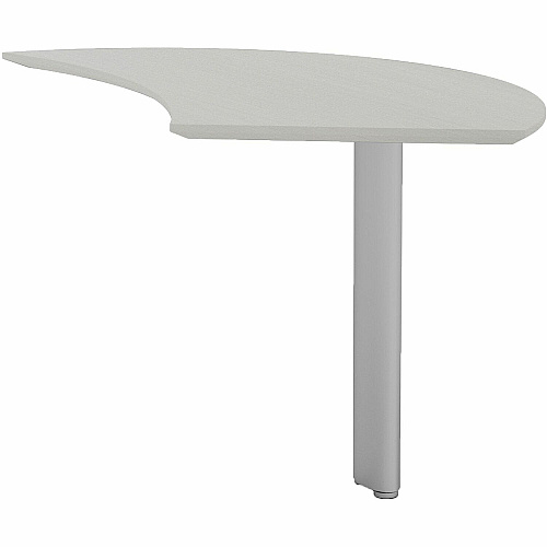Safco Medina Textured Sea Salt Laminate Unit 29.5" Height x 47" Width x 28" Depth, 0" Thickness Table Top - Beveled Edge - Material: Medium Density Fiberboard (MDF), Laminate - Finish: Textured Sea Salt - 1 Each (MNEXTRTSS)