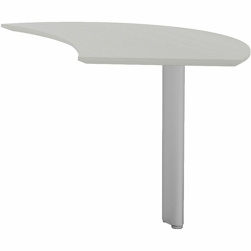 Safco Medina Textured Sea Salt Laminate Unit 29.5" Height x 47" Width x 28" Depth, 0" Thickness Table Top - Beveled Edge - Material: Medium Density Fiberboard (MDF), Laminate - Finish: Textured Sea Salt - 1 Each (MNEXTRTSS)
