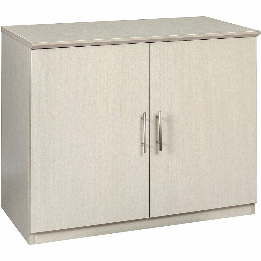 Safco Medina Textured Sea Salt Laminate Unit 1" Thickness Work Surface, 29.5" Height x 36" Width x 20" Depth Return, 0" Thickness Table Top, 26.3" Height x 17.8" Width1" Thickness Door - 2 Door(s) - 1 Adjustable Shelf(ves) - Beveled Edge - Materi (MSCTSS)